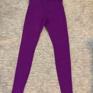 Lululemon size 6 purple legging